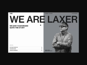 An example of minimalist design in web design