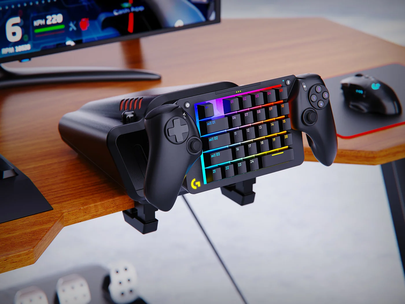 Представили концепт многофункционального геймпада Logitech G360