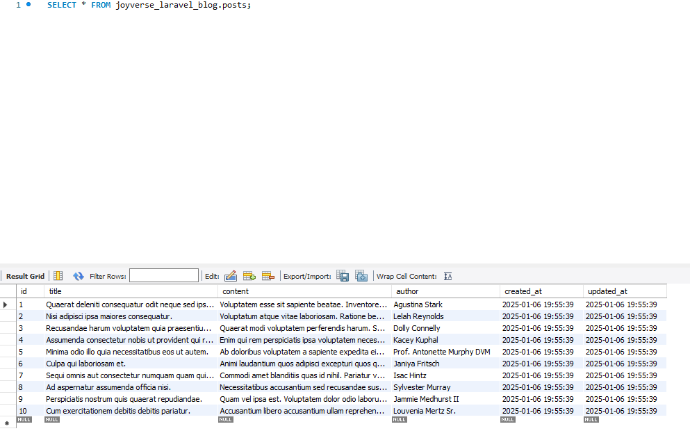 MySQL Workbench статьи