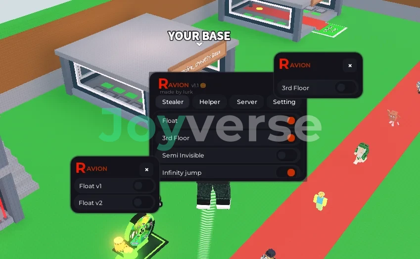 Скрипт на Укради Брейнрот в Роблокс без ключа - Ravion [Дельта, Xeno, Solara]
