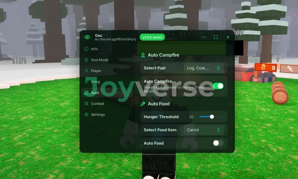 Новый скрипт на 99 Nights in The Forest в Роблокс - Gec [Фарм, Костер, Сундуки]