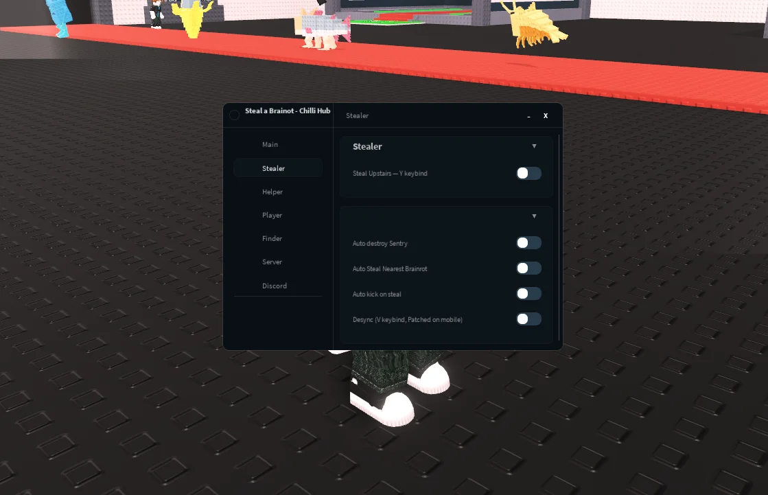 [ОБНОВЛЕНО] Скрипт для Украдите Брейнрот: Роблокс Chilli Hub - Невидимое Воровство, Авто Покупка и Авто Кража.