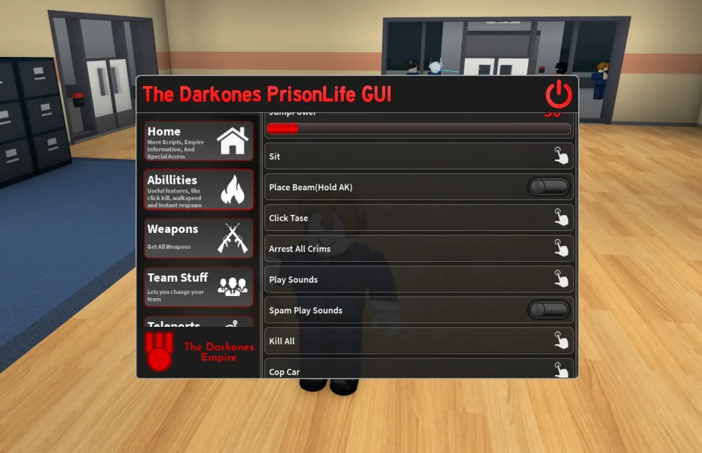 Скрипт на Тюремная жизнь в Роблоксе без ключа - The Darkones PrisonLife GUI