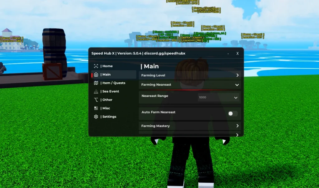 Популярный скрипт на Блокс Фрутс без ключа - Speed Hub X [ЕСП, СКОРОСТЬ, ФАРМ]