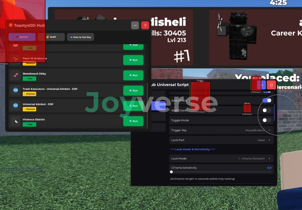 Универсальны скрипт без ключа в Роблокс - ToastyxDD Hub [99 ночей, Форсакен, Аим, ВХ]