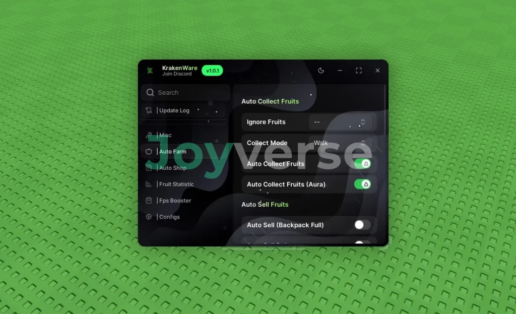 Роблокс скрипт на Гров а Гарден для Дельты - KrakenWare [Авто фарм]
