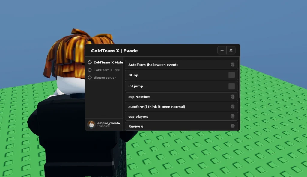 Скрипт на Evade в Roblox - ColdTeam X [БХОП, ЕСП НА НЕКСТБОТОВ, БЕСКОНЕЧНЫЙ ПРЫЖОК]