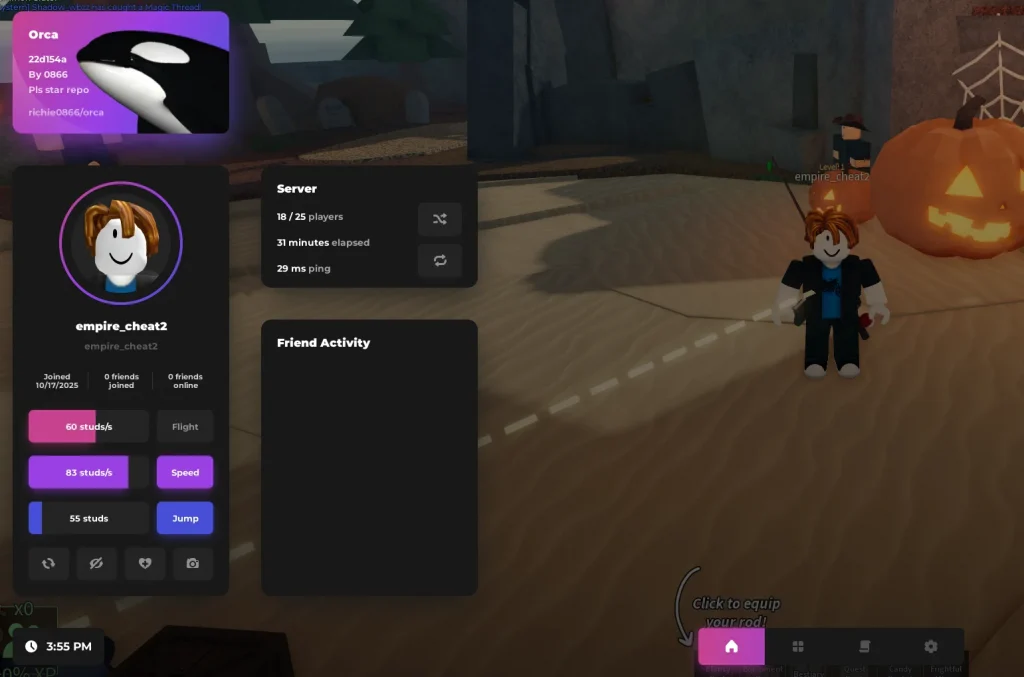 Универсальный скрипт в Роблокс на полет, скорость и высокий прыжок