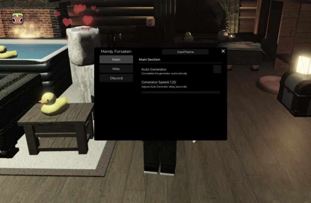 Чит на Форсакен в Роблокс - Mandy Forsaken [АВТО ГЕНЕРАТОРЫ, ЕСП]