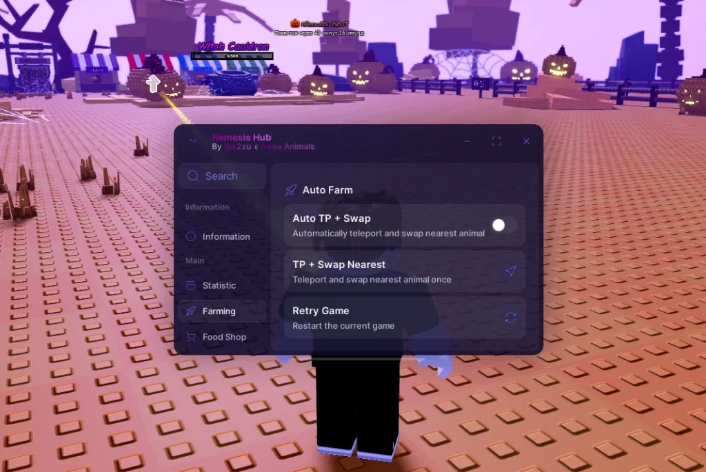 Скрипт на Raise Animals в Roblox без ключа - Nemesis Hub [АВТО ФАРМ, ТЕЛЕПОРТ, ЕСП]