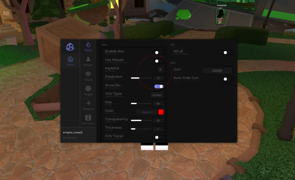OnyxHub скрипт без ключа на ММ2 в Роблокс [АИМ, ГРАБ ГАН, ТРОЛЛ]