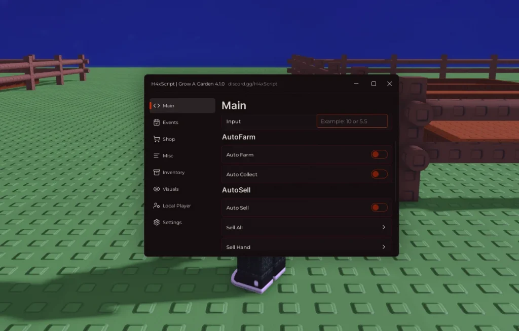Скрипт на Grow a Garden в Роблокс без ключа - H4xScript
