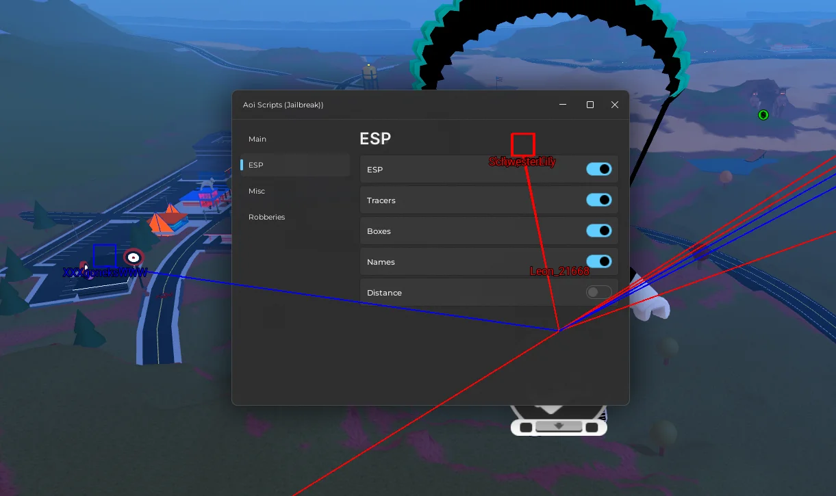 Скрипт на Джейлбрейк (Jailbreak) в Роблокс Без Ключа
