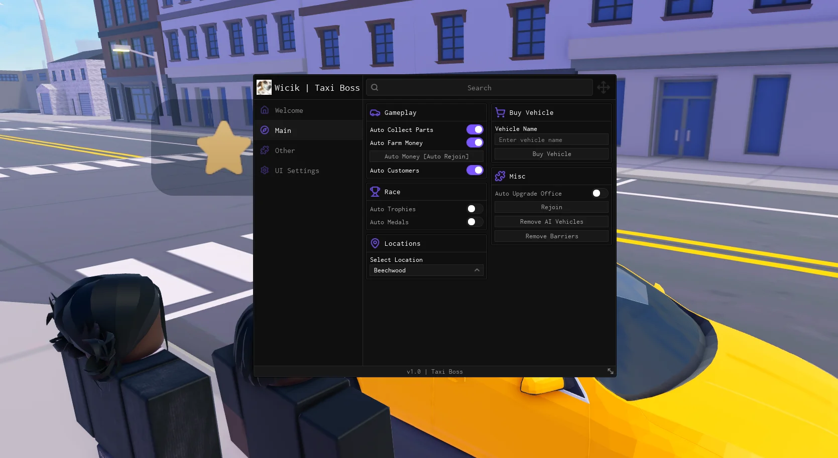 Скрипт на Такси Босс в Роблокс Без Ключа [Авто Фарм Денег]