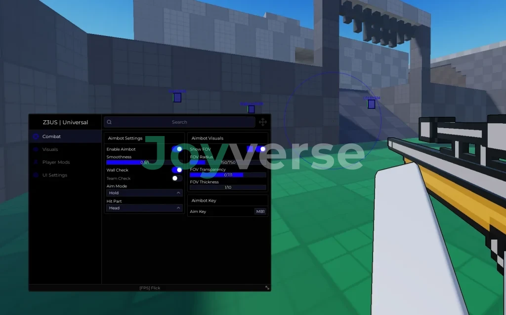 Топовый скрипт на Flick в Роблокс без ключа - Z3US Universal [AIM, ESP]