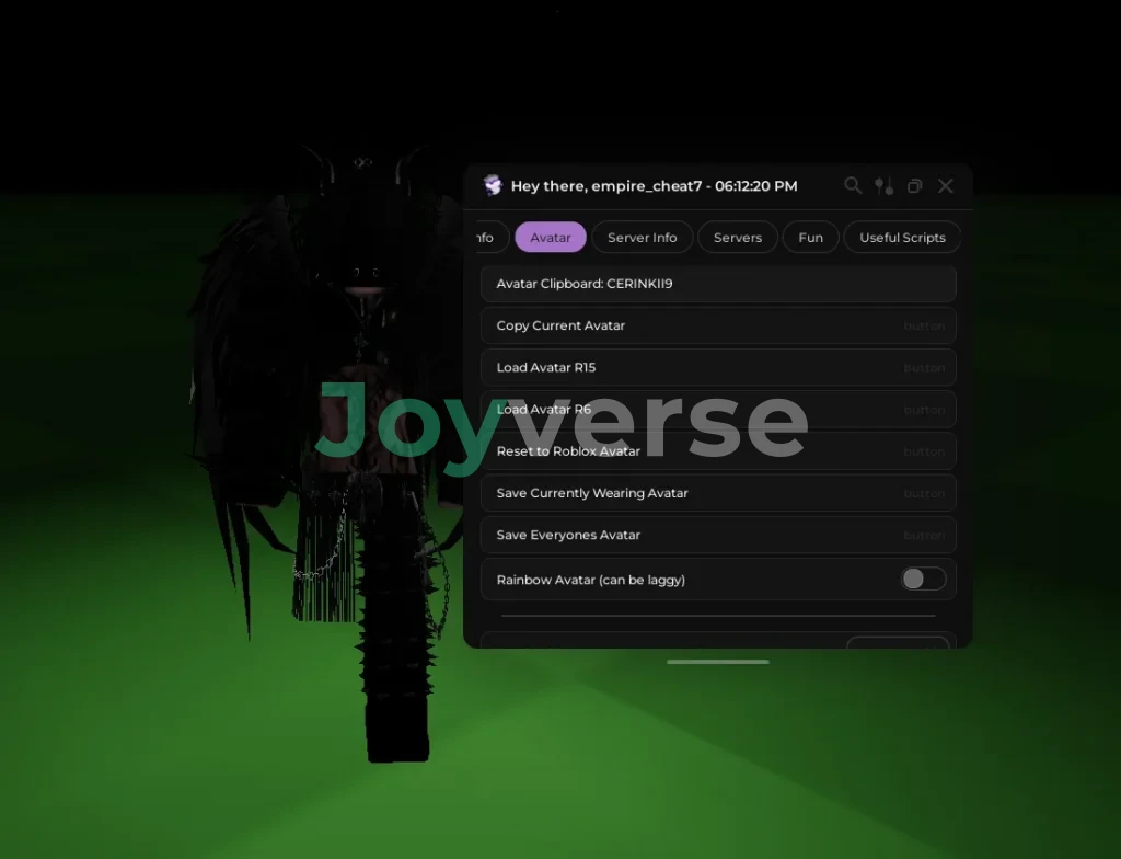Скрипт для Создателя аватаров каталога без ключа в Роблокс - Копирование аватаров R15 и R6, Анимации, Скорость