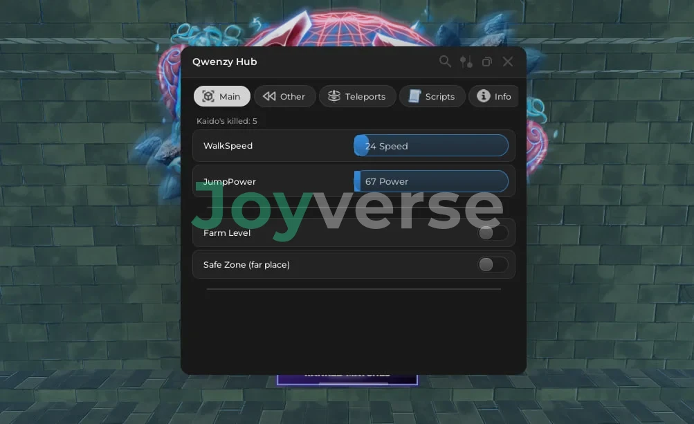 Скрипт на Fruit Battlegrounds в Роблокс - Qwenzy Hub [Скорость, Прыжок, Полет, ЕСП]