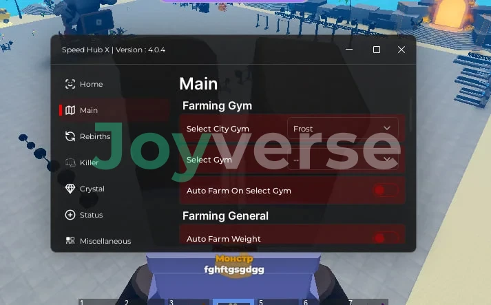 Скрипт на Muscle Legends в Roblox - Speed Hub X [Авто фарм веса, Телепорт, Статы, Авто Кристалл]