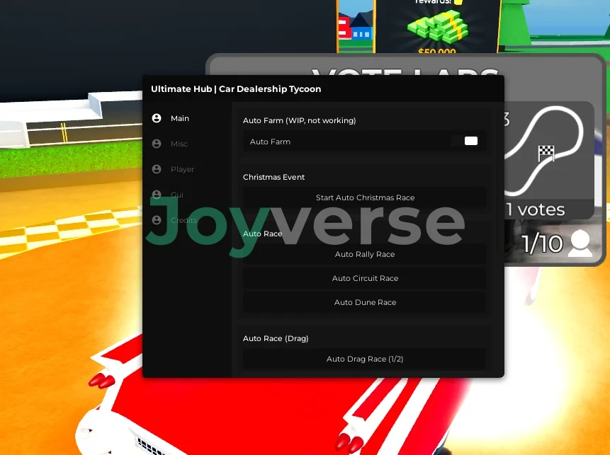 Скрипт на Кар Дилершип Тайкон (Car Dealership Tycoon) в Роблокс