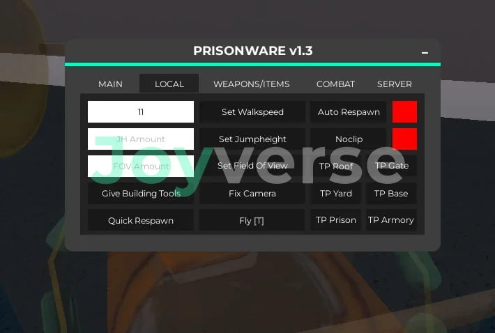Скрипт на Тюремная Жизнь в Роблокс - Prisonware [Teleport, KillAura, WalkSpeed]
