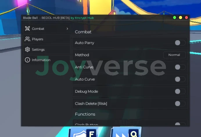 Скрипт на Blade Ball в Роблокс - BEDOL Hub [Auto Parry, Auto Curve, ESP]