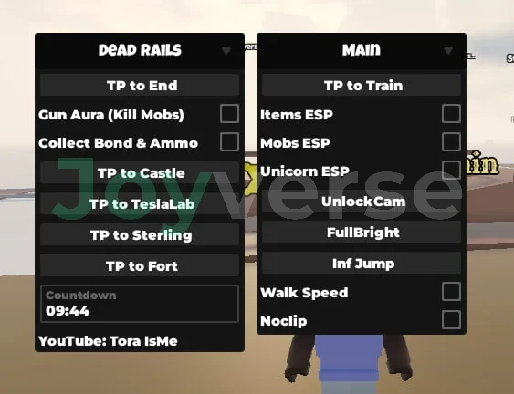 Скрипт на Dead Rails в Roblox [ TP to End, Gun Aura, Collect Bond]