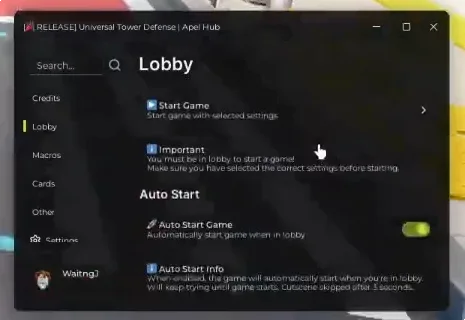 Юниверсал Тауэр Дефенс (Universal Tower Defense) Скрипт на Роблокс (2026) — Авто Вин, Дюп
