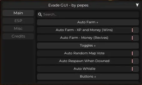 Чит на Роблокс Эвейд (Evade) — Скрипт на Автофарм и ESP