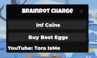 Скрипт для Роблокс Brainrot Charge: Бесконечные деньги и яйца