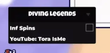 Скрипт на Роблокс Diving Legends (Легенды Дайвинга) — Бесконечные спины (2026)