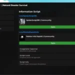 Скрипт на Выживание в природных катастрофах (Natural Disaster Survival) в Роблокс