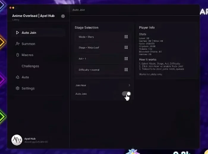 Скрипт на Аниме Оверлоад (Anime Overload) в Роблокс: Авто-фарм и Гемы