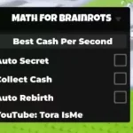 Скрипт на Математика для Брейротс (Math for Brainrots) в Роблокс