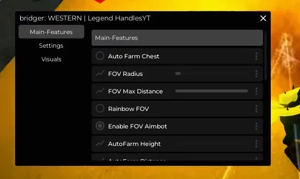 Скрипт для Роблокс bridger: WESTERN (Бриджер Вестерн) — Аим и Автофарм