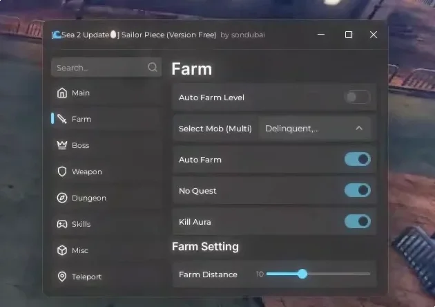 Sailor Piece (Сейлор Пис) Скрипт — Чит на Роблокс (2026): Auto Boss, Kill Aura