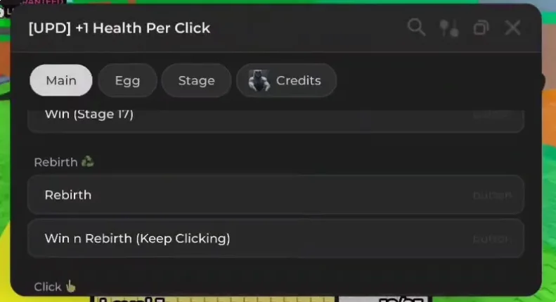 Скрипт для Роблокс +1 Здоровье за Клик: Авто Фарм и Бесконечные Победы