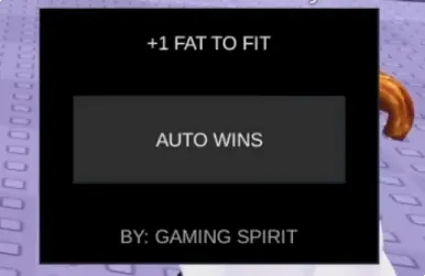 Скрипт на +1 Fat to Fit (+1 Стань Худым) в Роблокс