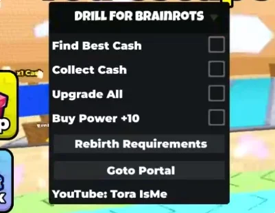 Скрипт на Drill for Brainrots (Дрилл для Брейнротов) в Роблокс