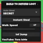 Скрипт на Build to Defend Loot (Билд ту Дефенд Лут) в Роблокс: Auto Steal и SpeedHack