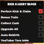 Скрипт на Пинай Лаки Блок (Kick a Lucky Block) в Роблокс: Авто Фарм и Пинок