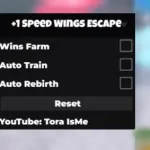 Скрипт для Роблокс +1 Speed Wings Escape (Побег на крыльях скорости)