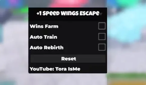Скрипт для Роблокс +1 Speed Wings Escape (Побег на крыльях скорости)